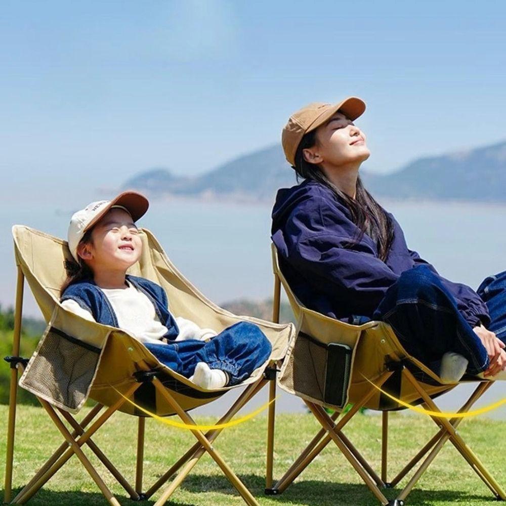 ZHANGHONG ผ้าคลุมเก้าอี้แคมป์ปิ้ง,กันลื่นระบายอากาศเก้าอี้ดวงจันทร์เปลี่ยนผ้า,แบบพกพาผ้าหนาแผ่นเก้าอี้ชายหาดสําหรับตกปลากลางแจ้ง Backyard - รูปที่ 7