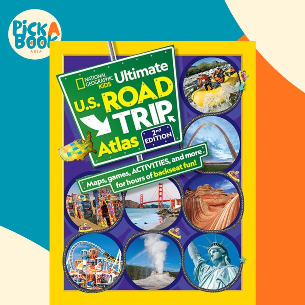 - NGK Ultimate US Road Trip Atlas (2020 โดย National Geographic Kids (ฉบับ US ปกอ่อน)