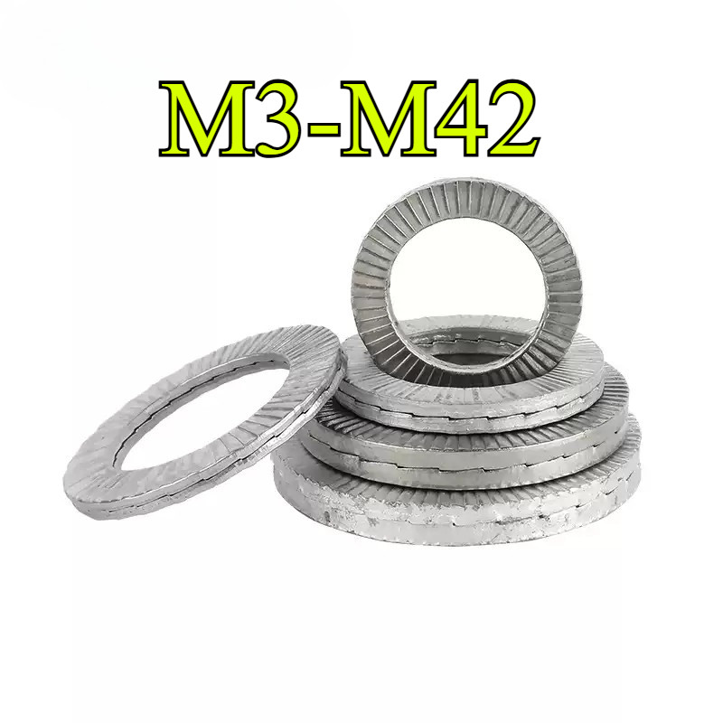 304 สแตนเลส Double Stack เครื่องซักผ้าล็อคตัวเอง M3-M42 (HJX-VN)