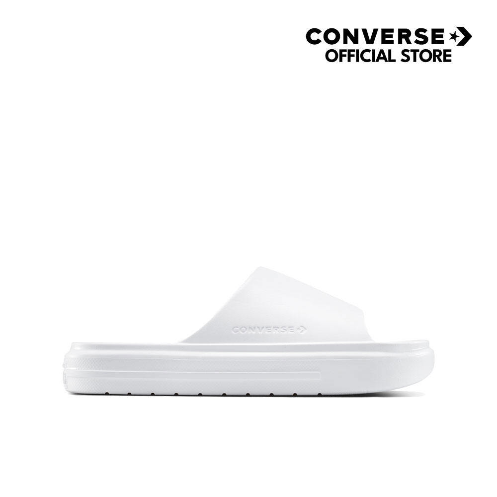 CONVERSE รองเท้า CONVERSE ESSENTIAL SLIDE SEASONAL COLOR WHITE UNISEX A12173CU_S5WTXX