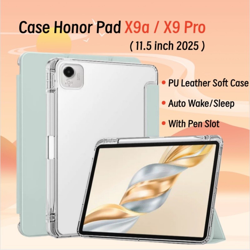 เคส Honor Pad X9a 11.5 นิ้ว 2025 พร้อมช่องเสียบปากกาเคสแม่เหล็ก HONOR Pad X9a / X9 Pro 11.5" ฝาครอบพ