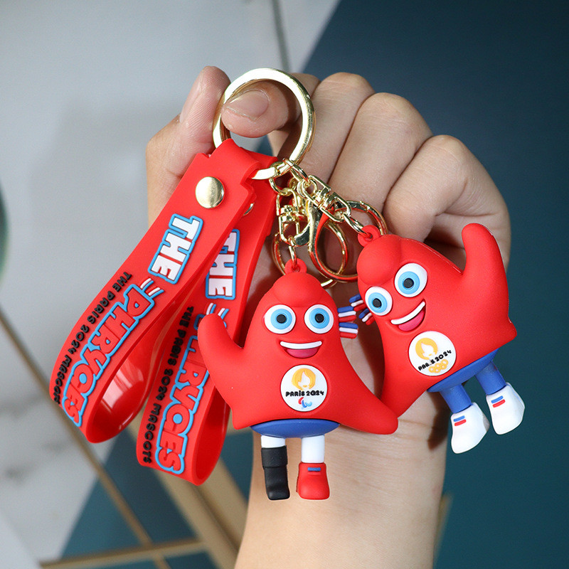 มาสคอตทอด พวงกุญแจทอด เกมปารีส เครื่องประดับ ของขวัญที่ระลึก DDA1119