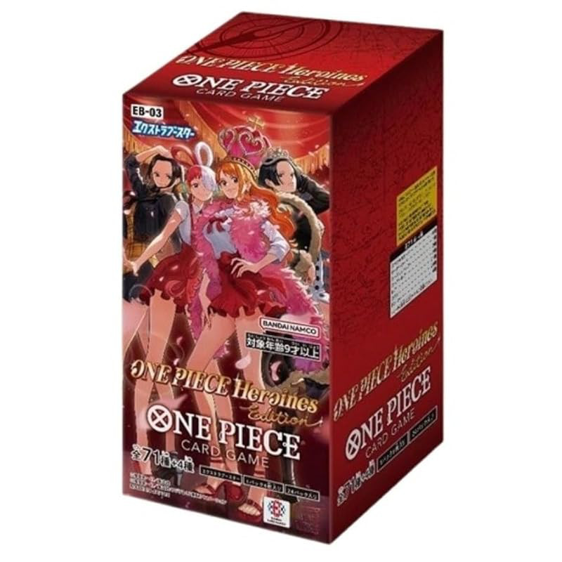 [Brand New, Unopened, with Tape] One Piece Card Game Extra Booster Heroines Edition [EB-03] Box (Sch