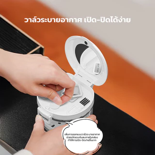 กล่องเก็บรีเทนเนอร์ แบบใส มีกระจกในตัว มองเห็นด้านในชัดเจน ใช้งานได้ทั้งผู้ชายและผู้หญิง