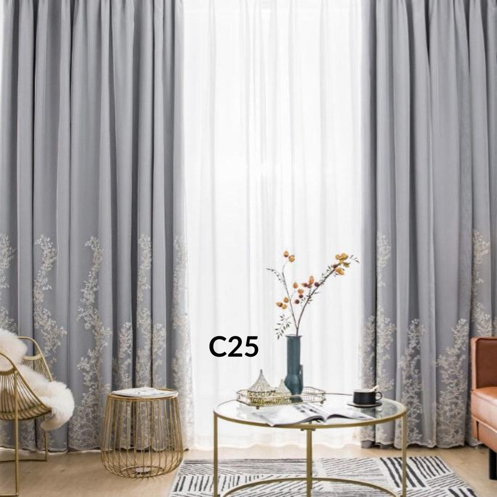 แนะนำ ผ้าม่าน ผ้าม่านสองชั้น (ม่านหน้าต่าง) คลาสสิค หรูหรา ม่านโปร่งแสง สีพื้น ม่านกั้นห้อง ม่านตีนตุ๊กแก พร้อมส่ง ราคาพิเศษ มีเก็บเงินปลายทาง