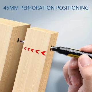 Stat 2 ชิ้น 45 มิลลิเมตร Long Tip MARKER ปากกา 15 มิลลิลิตรหมึกเติมถาวร MARKER สําหรับงานไม้อุตสาหกรรมก่อสร้าง Marki