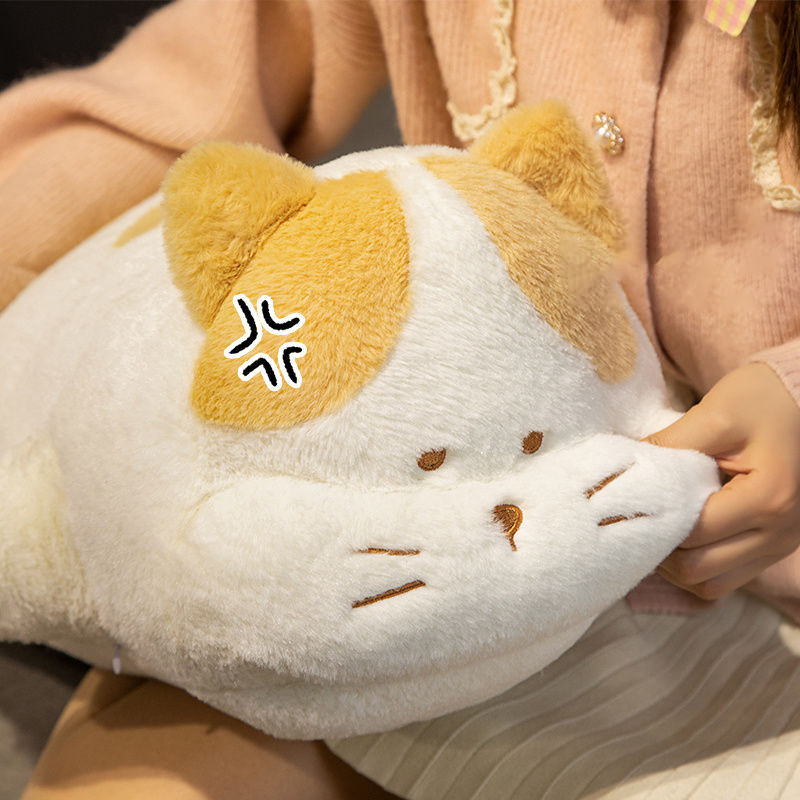 ตุ๊กตาขนนุ่ม หมอนกอดแมวยาวน่ารัก 🐱 เพื่อนนอนคู่ใจสำหรับสาวๆ 💤 นุ่มฟูพิเศษ ช่วยนอนหลับสบาย กอดหรือหนุนขา - รูปที่ 2