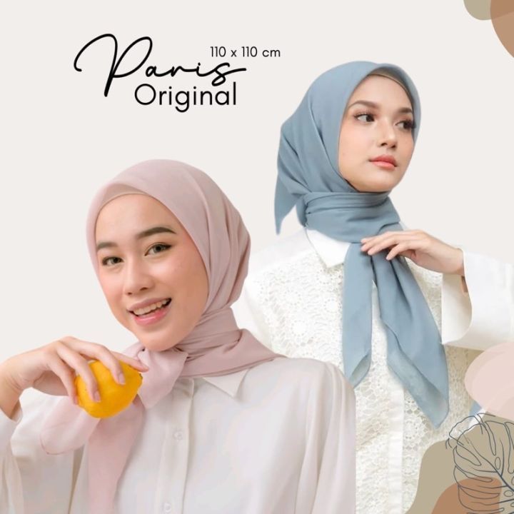 PARIS Original - Vintage Paris Square Hijab Paris Letstoy Paris Square Original