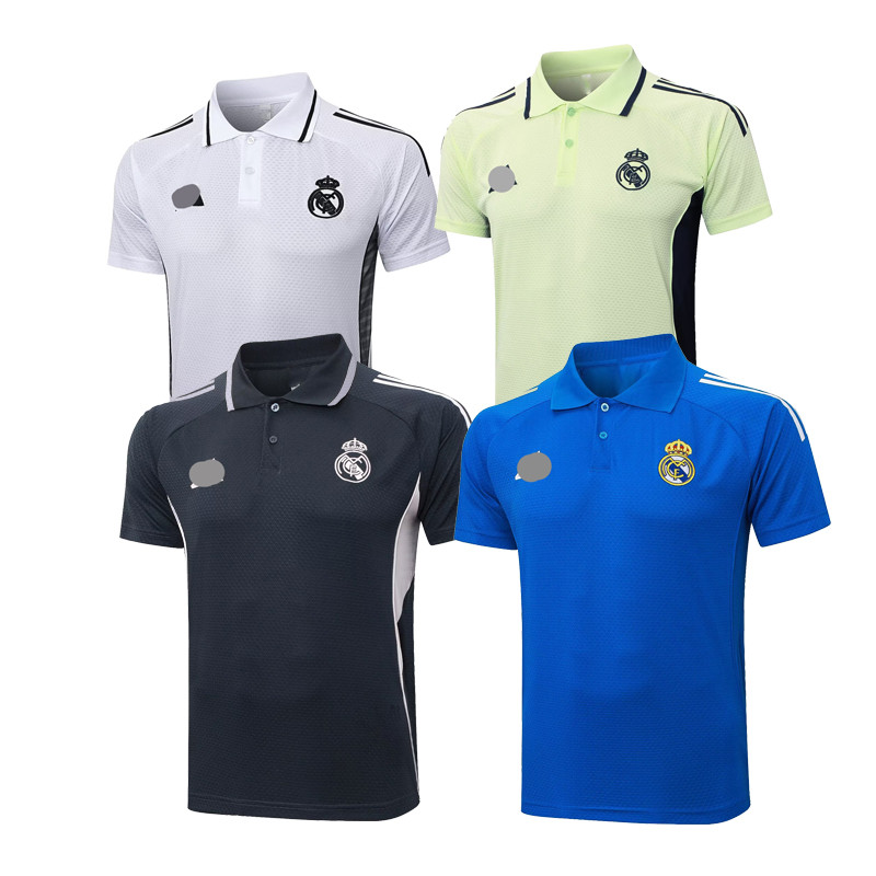 เสื้อโปโลแขนสั้นสีเทาเข้มสำหรับผู้ชาย ดีไซน์ลำลอง มีคอปกพับหลวม