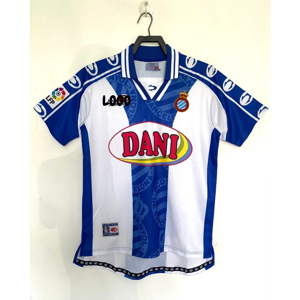 #Espanyol 99-00 Home Retro Soccer Jersey Football #TAMUDO