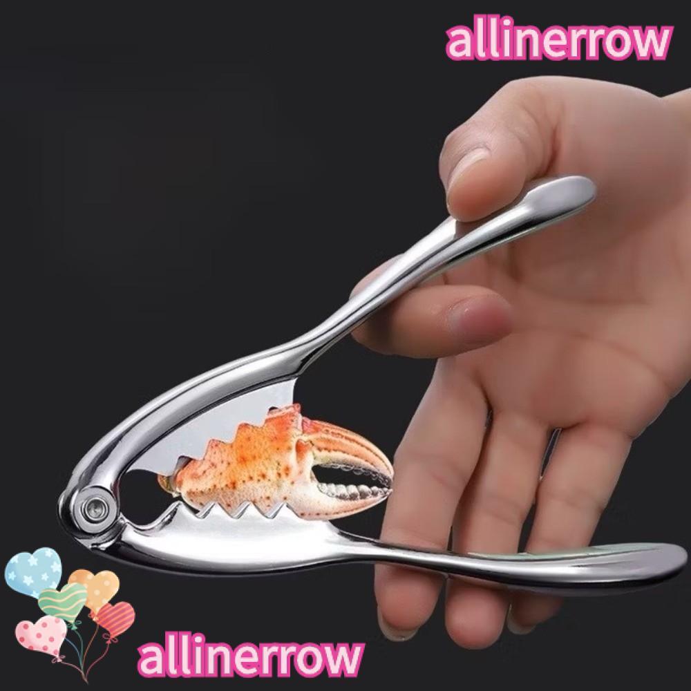 ALLINERROW Crab Eating Tool, Easy Shell Removal Lobster Clamp Shell Cracker, สแตนเลสเปลือกปู Nut Cra