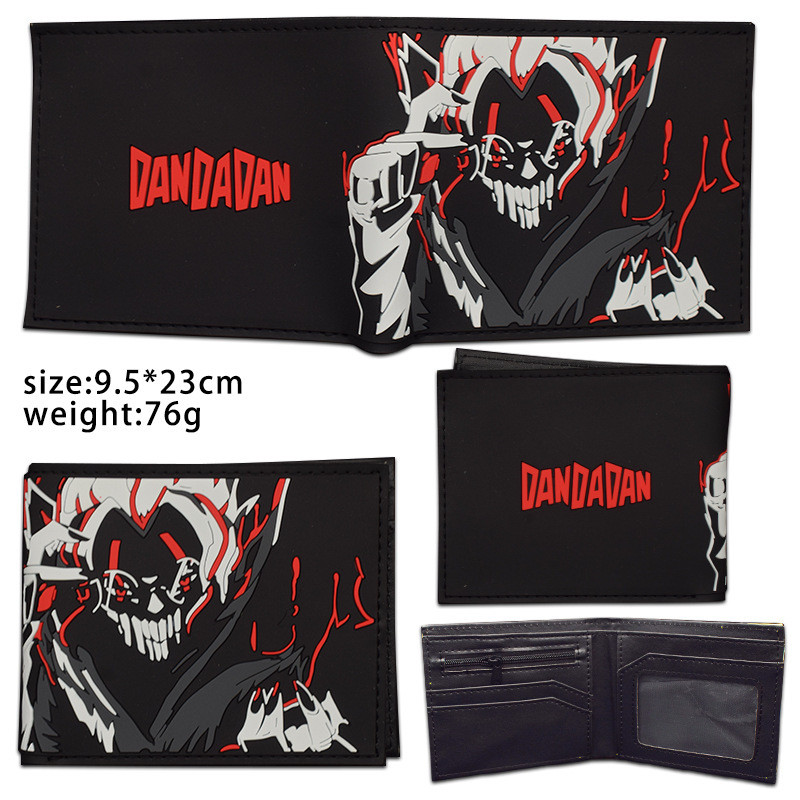 DAN DA DAN Anime Periphery PVC Wallet Student MenS And WomenS Leather Wallet Card Bag
