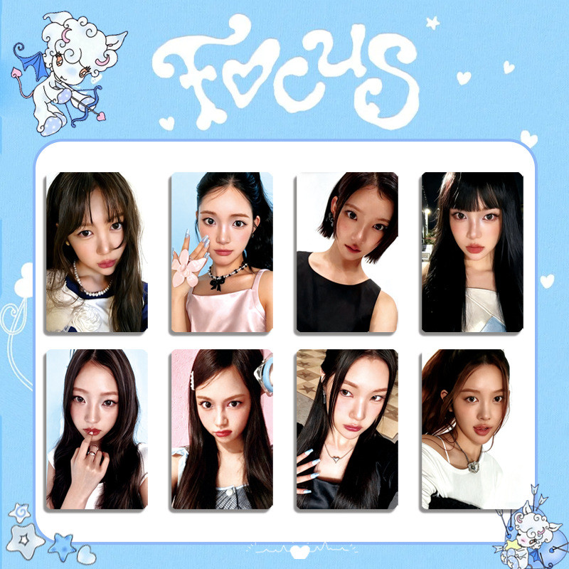 4-8 ชิ้น H2H Hearts2Hearts FOCUS The Chase การ์ด Lomo Makestar Soundwave POB Photocard JIWOO CARMEN 