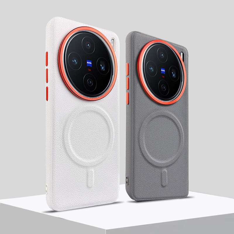 เคสโทรศัพท์สําหรับVivo X300 Proเปลือกดูดแม่เหล็กสําหรับVivo X200 Ultra X200 Pro Mini X100Sเลนส์โลหะรวมทุกอย่างปกหนัง