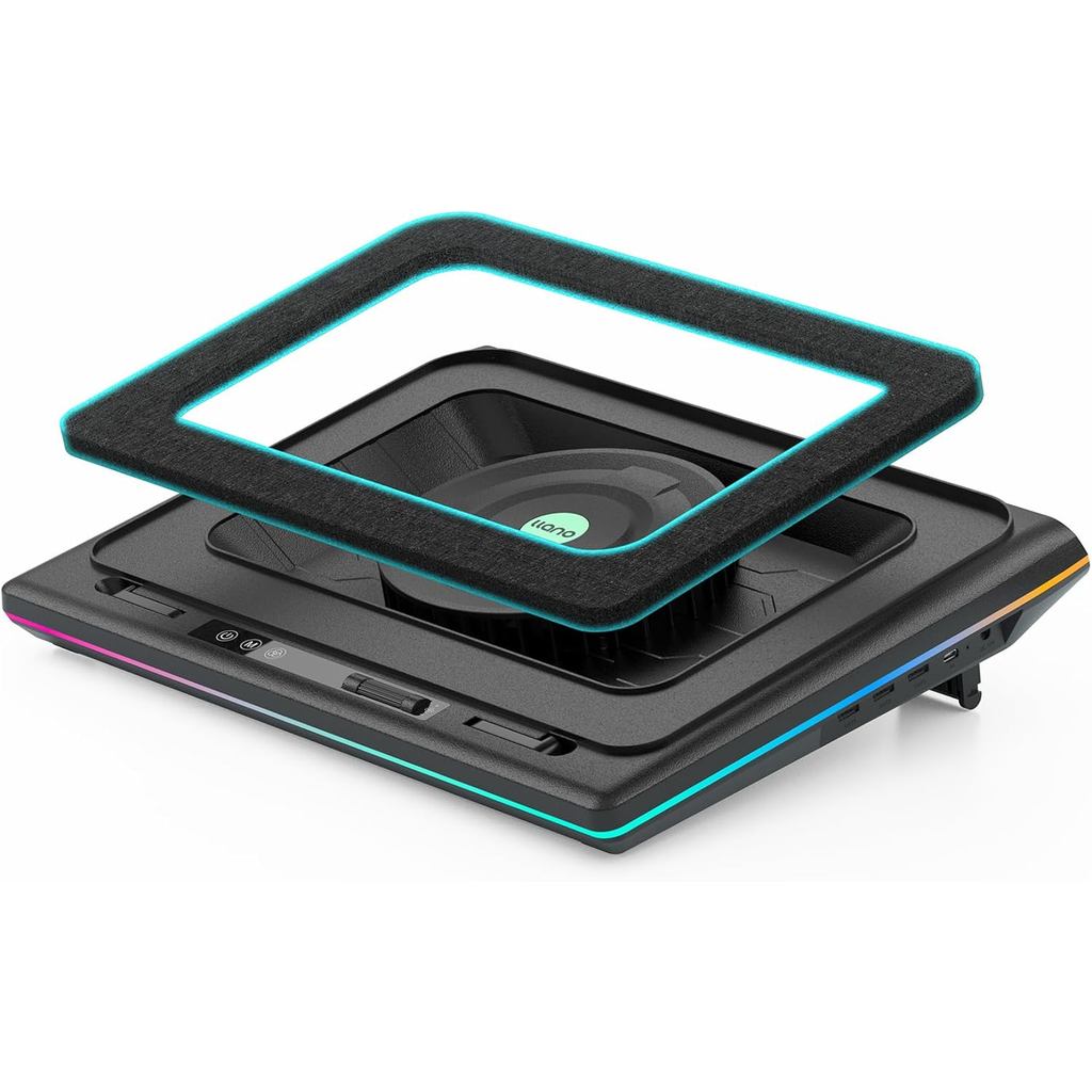 Llano Memory Foam Sealing Piece, เหมาะสําหรับ V12 และ V13 แล็ปท็อป Cooling Pad, ความยืดหยุ่นสูงและคว