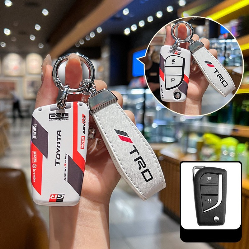 ฝาครอบกุญแจรถ Toyota สําหรับ Toyota Yaris Revo Innova Fortuner Hilux Vellfire Chr Estima Altis Rav4 Auris Corolla Prado