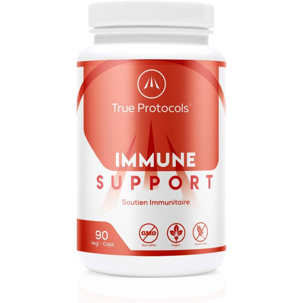 TRUE PROTOCOLS - Immune Support - Quercetin (400mg) + Bromelain (50mg) + Zinc (15mg) + Selenium (100