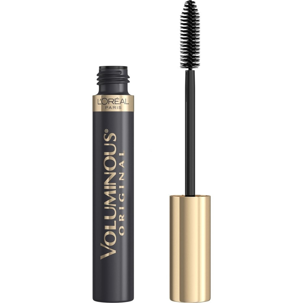 Lreal Paris Makeup Voluminous Original Volume Building Mascara, สีดําสีน้ําตาล, 0.28 fl; combed