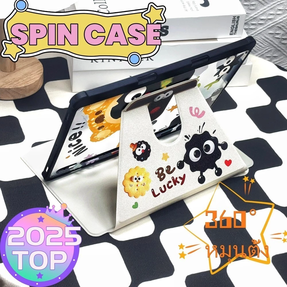 [จัดส่งจากกรุงเทพฯ]เคสแท็บเล็ต Samsungหมุนได้ 360° for Galaxy Tab S10 Lite S6 Lite S7+ S9 S8+ S8 A8 A9+ S9FE S10+ S10FE+