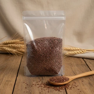 เมล็ดแฟลกซ์ 1 กิโลกรัม (Flaxseed 1 Kg) เมล็ดเฟล็กซ์ สีน้ำตาล Brown Flax seeds แฟล็กซ์ ธัญพืช
