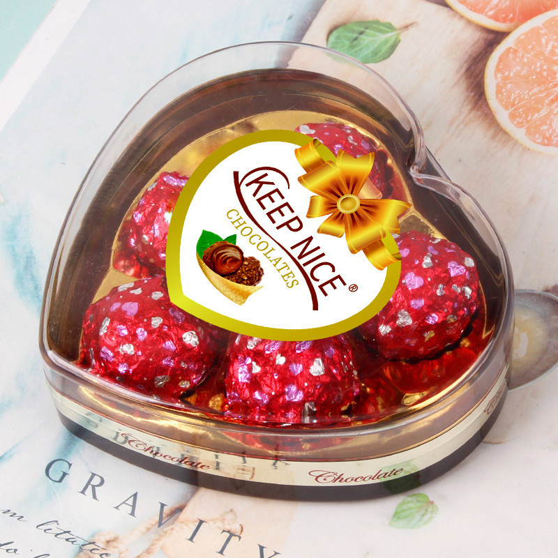 5 ชิ้น Golden Chocolate แซนวิชรูปหัวใจช็อกโกแลตชนิดบรรจุกล่องของขวัญวันวาเลนไทน์ของว่างสบายๆซูเปอร์มาร์เก็ตขายส่งสุด 25.11.06 - รูปที่ 6