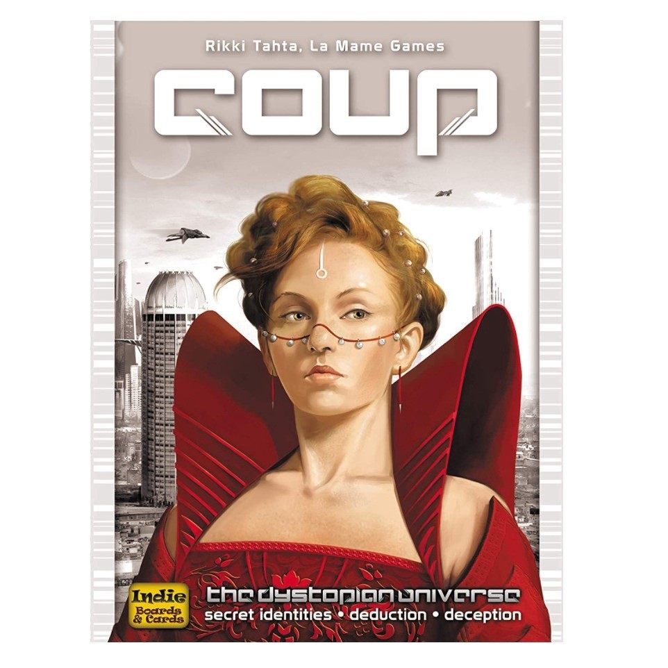 COUP - The Dystopian Universe Strategy Party Card Game Friends and Family