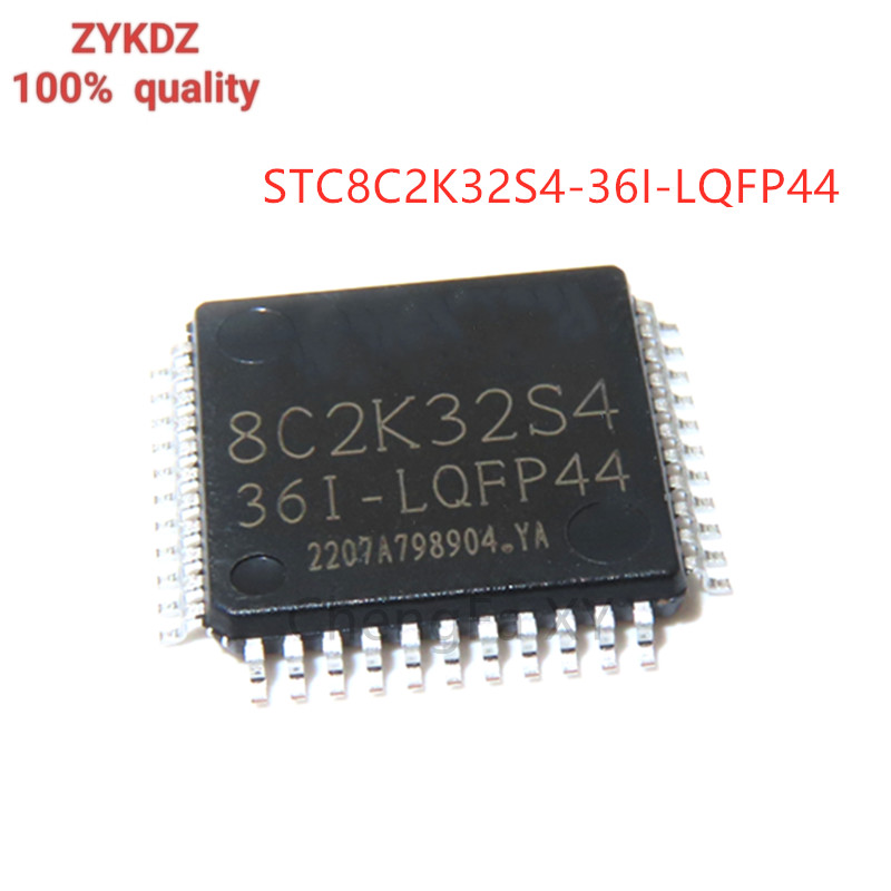 1PCS STC8C2K32S4-36I-LQFP44 STC8C2K32S4 8C2K32S4 ในสต็อก LQFP-44