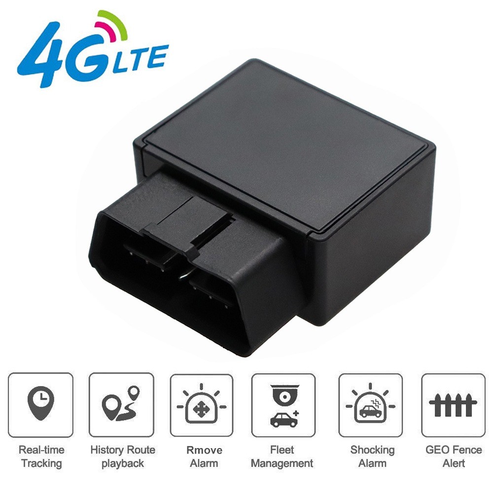 4G OBD GPS Tracker OBDII รถติดตามรถ Anti-lost 2G GPS Locator ง่ายติดตั้งฟรีเว็บ APP