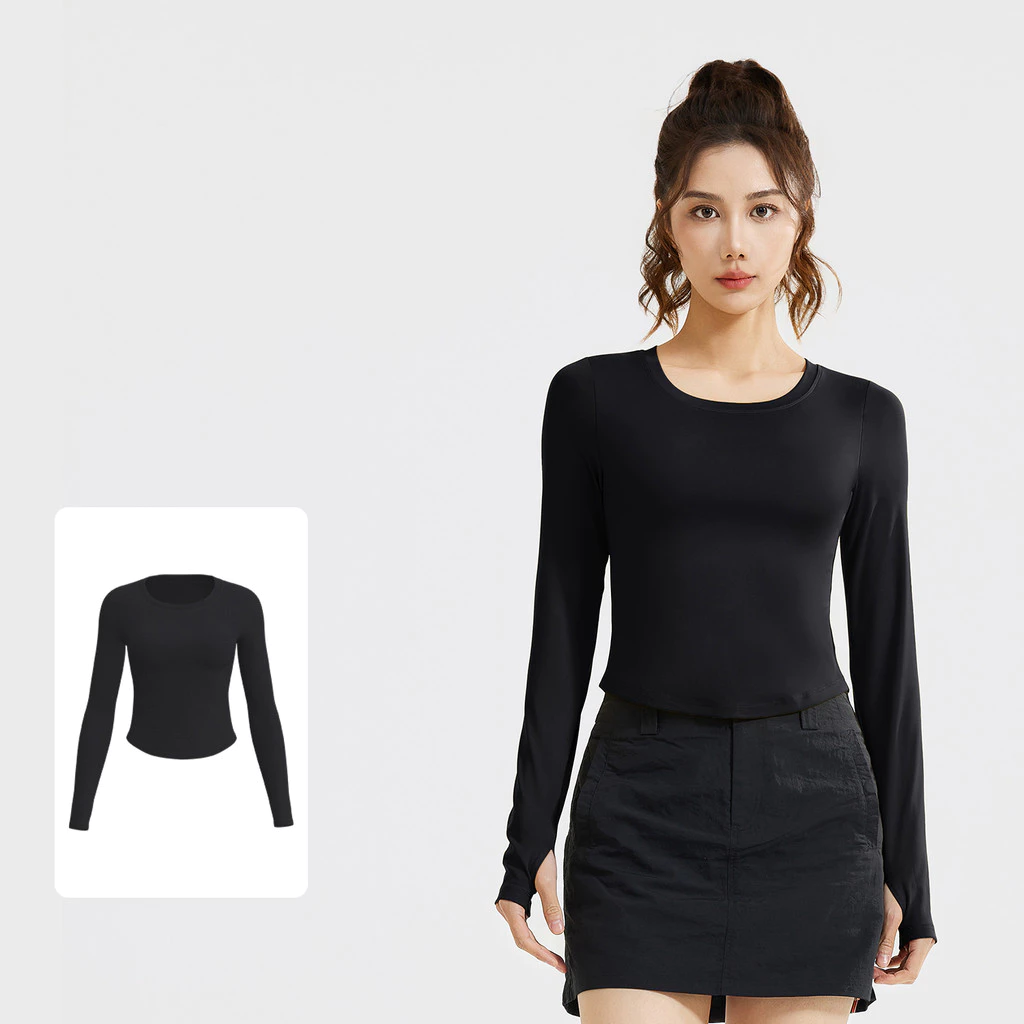 MVP Sport เสื้อยืดแขนยาว คอกลม ออกกำลังกาย ระบายอากาศ thumbnail 6