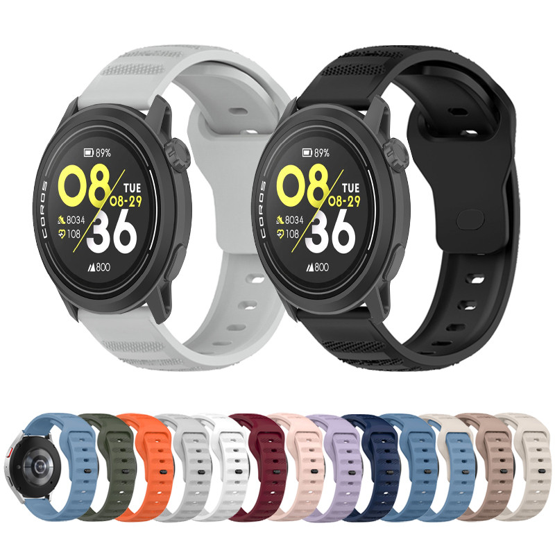 สายรัดซิลิโคนแบบสปอร์ตสายคล้องคอสําหรับ COROS PACE 2 3 APEX 2 pro APEX 42 มม.46 มม.