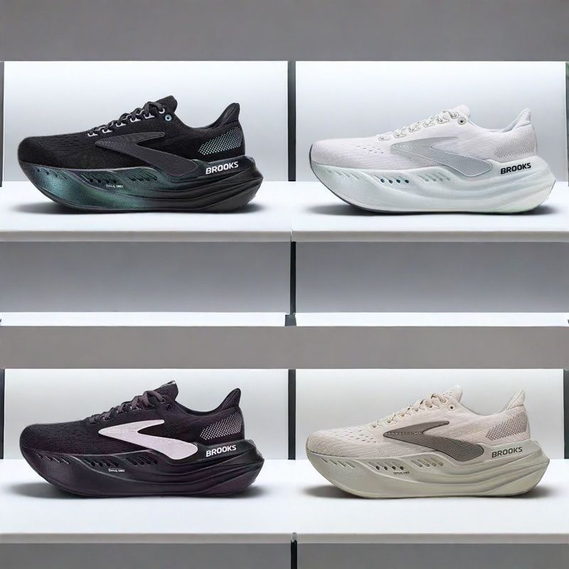 Brooks Glycerin max Super Glycerin รองเท้าวิ่งสำหรับผู้ชายและผู้หญิง พื้นโฟม breathable กันกระแทก