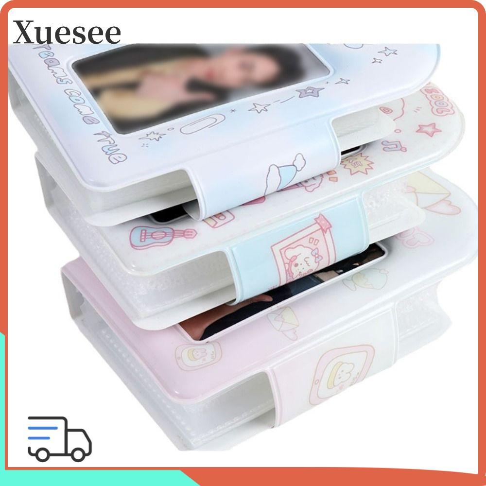 หนังสือสะสมการ์ดไอดอล แบ็คการ์เดน อัลบั้มใส่การ์ดการ์ตูนขนาดเล็ก พีวีซี น่ารัก 3 นิ้วฝาครอบป้องกันภาพนักเรียน