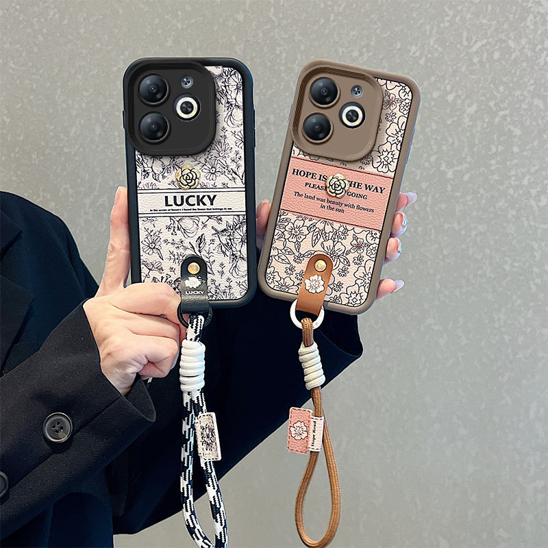 เคส Tecno Spark go 2024 เคส Tecno Spark 20 เคส Tecno Spark 20C เคส Tecno Pop 8 เคสสร้อยข้อมือดอกไม้ร