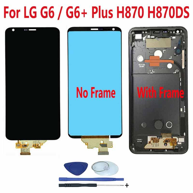 สําหรับ LG G6 H870 H870DS H871 H872 H873 จอแสดงผล LCD Touch Screen Digitizer Assembly สําหรับ LG G6 