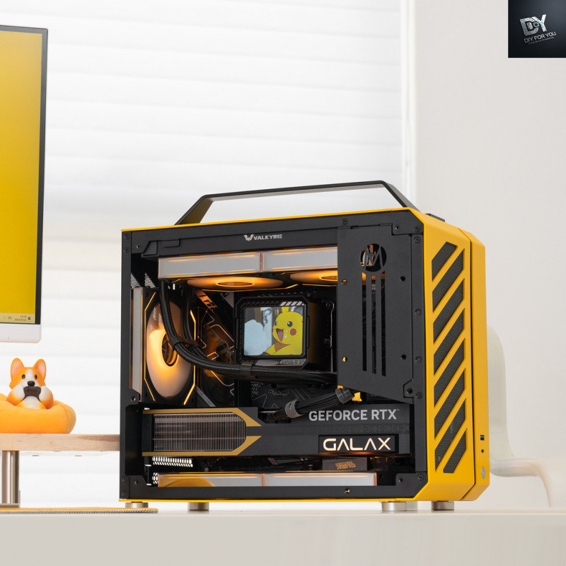 DIY FOR YOU Desktop PC C28 Mini 9800X3D/5070Ti เดสก์ท็อปเกมคอมพิวเตอร์ 5080 ทั้งคอนโซล ITX คอนโซล