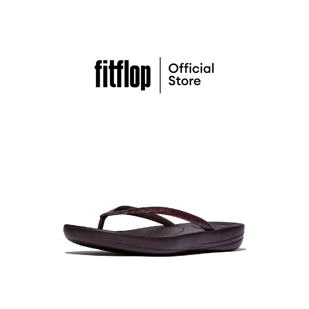 FITFLOP IQUSHION GLITTER ERGONOMIC รองเท้าแตะผู้หญิง รุ่น IE9-C88 สี PURPLE