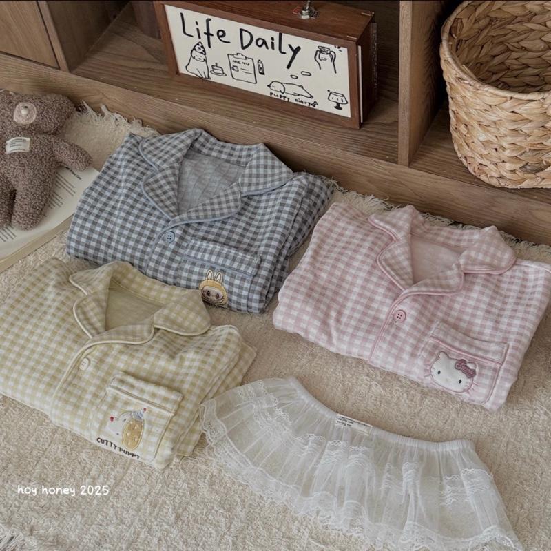 Baby Shark - Sb596: ชุดเสื้อ+กางเกง Hey Honey Basic Qccc, QC ชุดนอนเด็ก