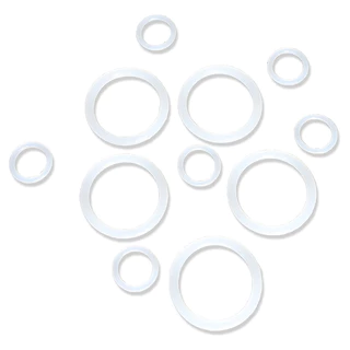 225 ชิ้น VMQ ซิลิโคนยาง O-Ring ชุดเมตริกแหวนปิดผนึก Assortment Kit