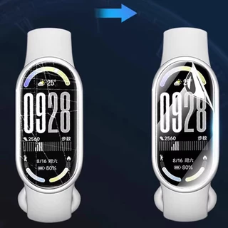 ฟิล์มป้องกันหน้าจออุปกรณ์เสริม กระจกนิรภัย 3D / Hydrogel TPU นุ่มภาพยนตร์ for Xiaomi Mi Band 8 NFC for MiBand 10 9