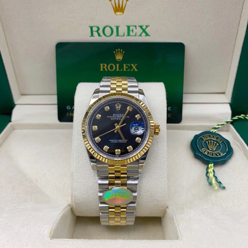 (พร้อมส่งในไทย) นาฬิกา Rolex  datejust งานสวย โรงงาน R7 เหมือนทุกจุดครับ รายละเอียดสวย