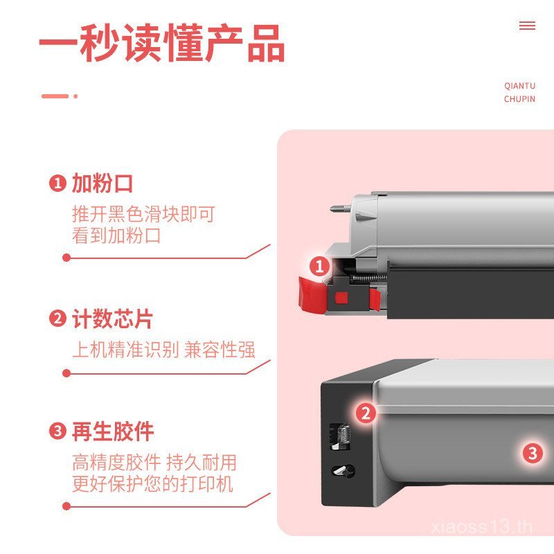 โรงงานชุดที่ใช้งานได้ HP M72625dn กล่องแป้ง M72630dn เครื่องถ่ายเอกสาร Selenium Drum HP W1002YC กล่อ
