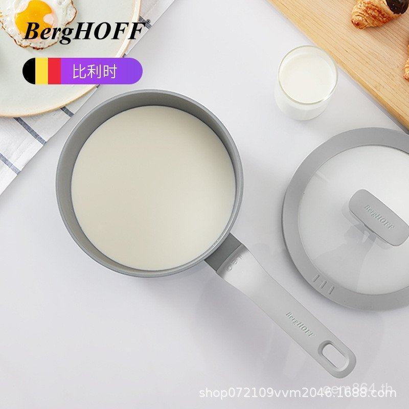Begof อาหารเสริมเด็ก Non-Stick Pan หม้อนม BergHOFF เหมาะสําหรับหม้อนมร้อนเตาแก๊สหม้อนมหม้อซุป 4F9G