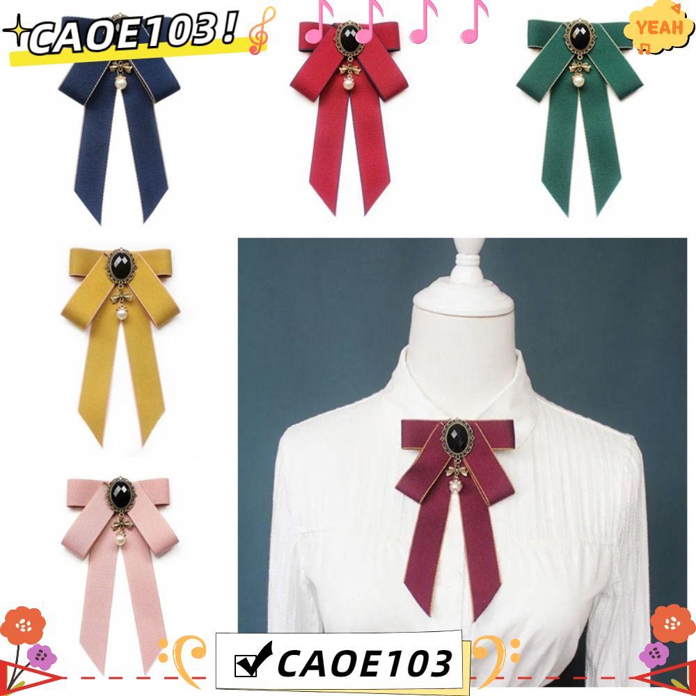 เข็มกลัดกุทัณฑ์ โลหะผสมคริส탈 Rhinestone เสริมสไตล์โบว์ tie