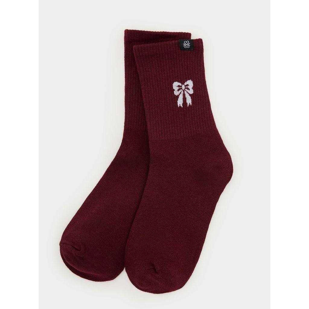 [Pomelo] ถุงเท้าลายโบว์ / Bow Detail Socks