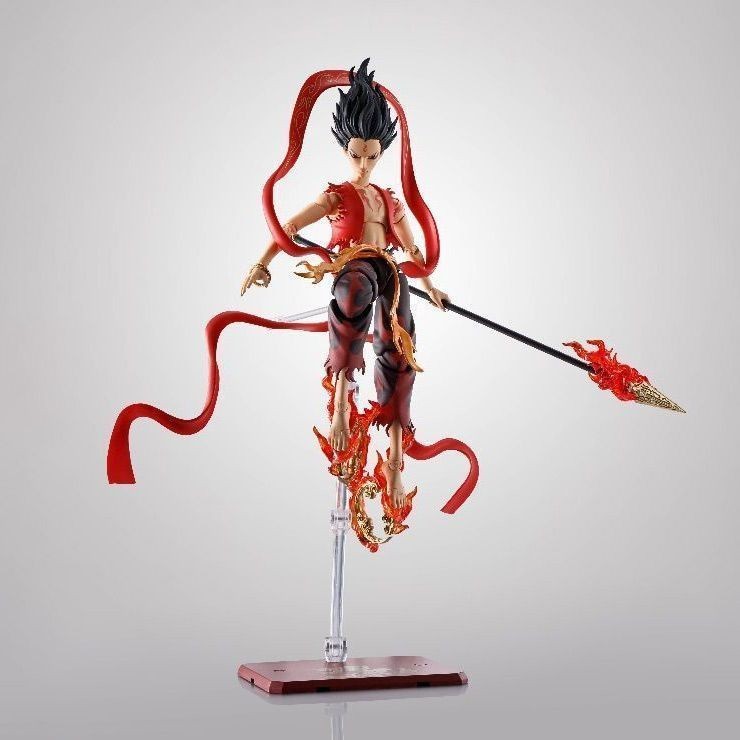 [สต๊อกพร้อมจัดส่งทันที] Nezha Ao Bing Figure Whole Body Joint Movable shf Figure Toy Boy Summer Vaca