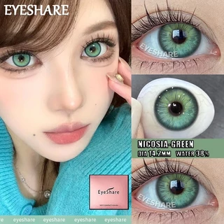 Eyeshare NICOSIA คอนแทคเลนส์สีเทา 2 ชิ้น คอนแทคเลนส์สำหรับดวงตา คอนแทคเลนส์เสริมสวย สีฟ้า น้ำตาล รายปี