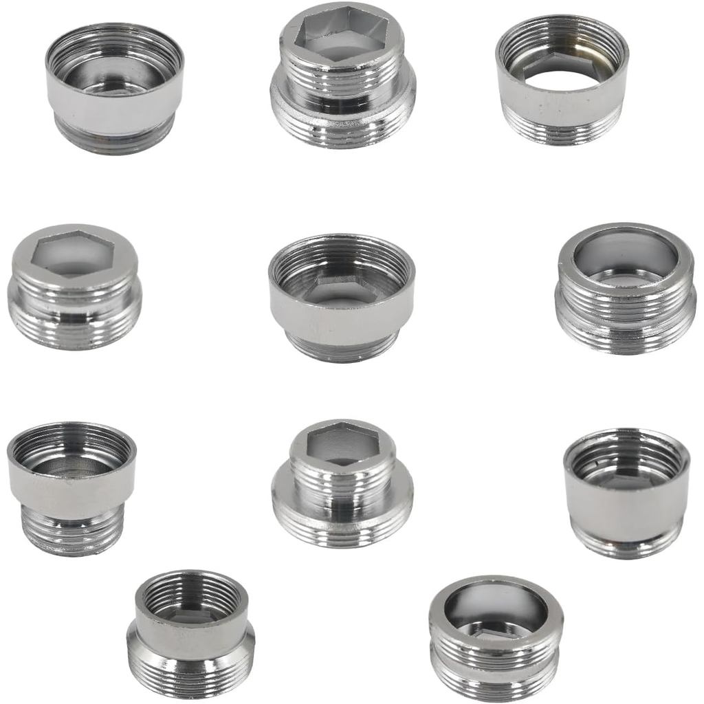 11 Pieces Faucet Adapter Kit,Kitchen Sink Aerator Adapter Female to Male for Water Filter, Bathroom 