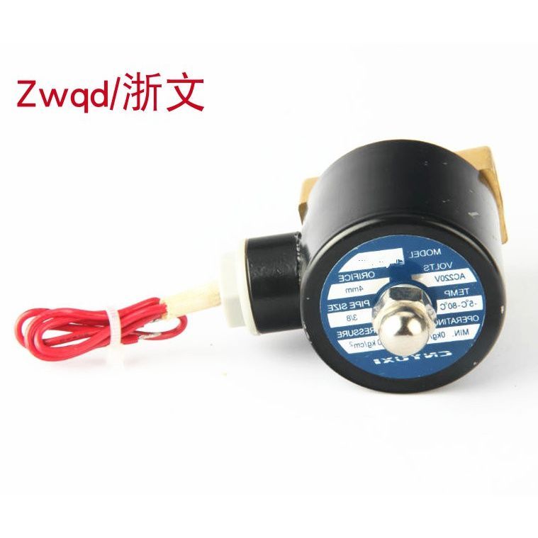 Zhewen Solenoid วาล์ว 2W025-06 2W025-08 วาล์วน้ํา Air Valve วาล์วน้ํามัน วาล์ว Hydrophobic 1 จุด 2 จ