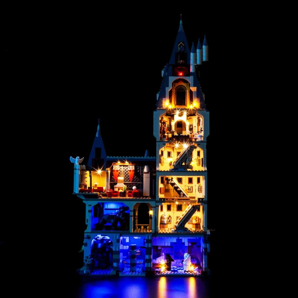 BrickBling ไฟ LED เฉพาะเข้ากันได้กับ Lego Castle: The Main Tower 76454 - ไม่ใช่มาพร้อมกับรุ่น (ไฟรุ่
