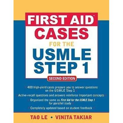 [BnB] เคสปฐมพยาบาลมือสองสําหรับ USMLE Step 1 (First Aid USMLE) โดย Tao Le, Vinita Takiar (มือสอง: ดี